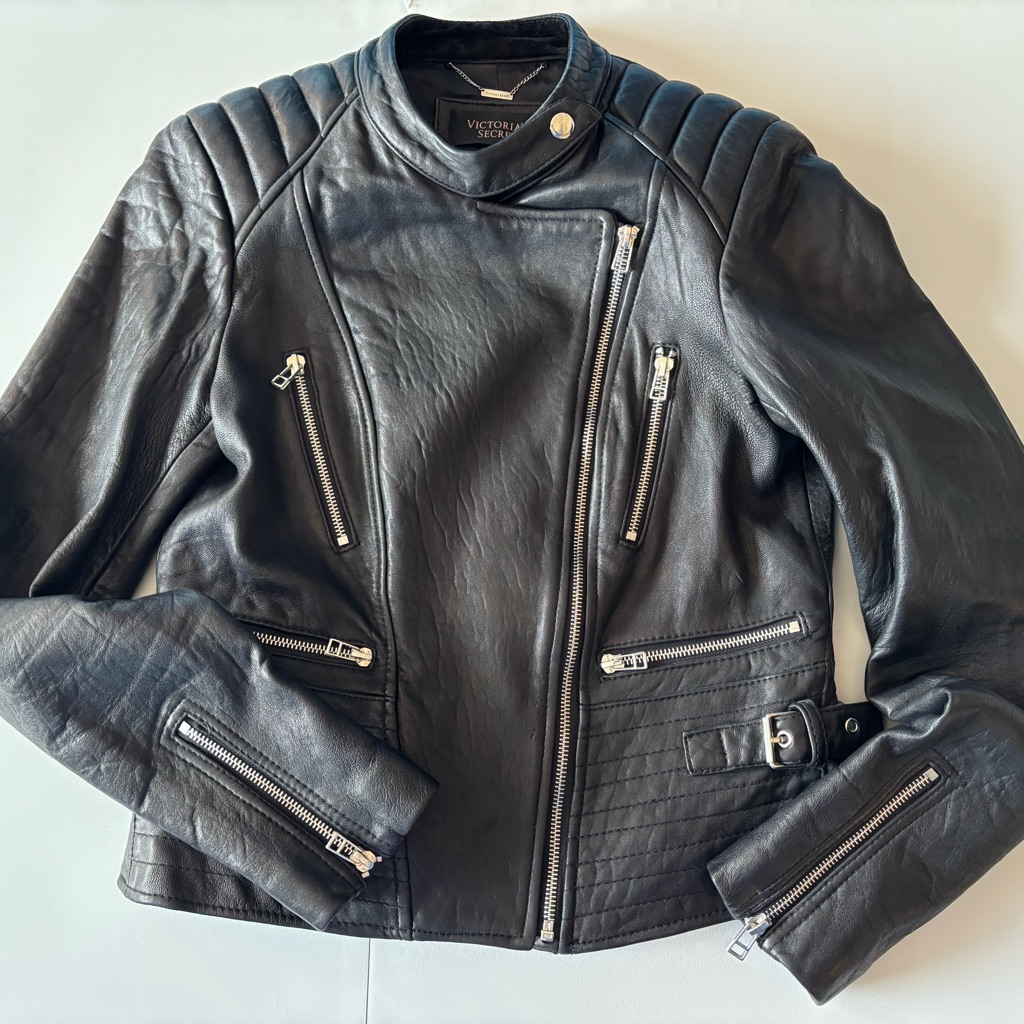 Victoria's Secret Genuine Leather Jacket Early 2010s